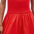 SL MIXED MEDIA DROPWAIST MAXI DRESS RED