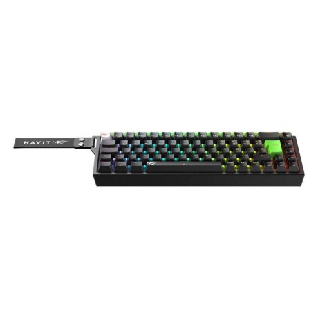 TECLADO HAVIT GAMING SERIES KB921L PRO-SP 65% NEGRO Y VERDE TECLADO HAVIT GAMING SERIES KB921L PRO-SP 65% NEGRO Y VERDE