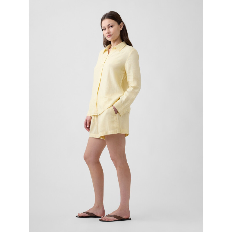V-LINEN 4IN EASY SHORT MAIZE