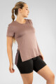Style periscope shirt Marron