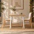 Mesa Tolix 80x80 cm Blanco