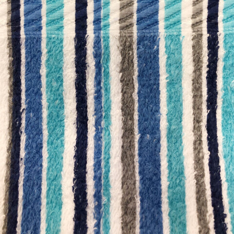 Toalla de Mano Estampada Prisma 100% Algodón 50 x 80 cm rayas