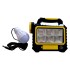 Linterna Led Farol Reflector Recargable Solar Usb + Lampara Color Amarillo