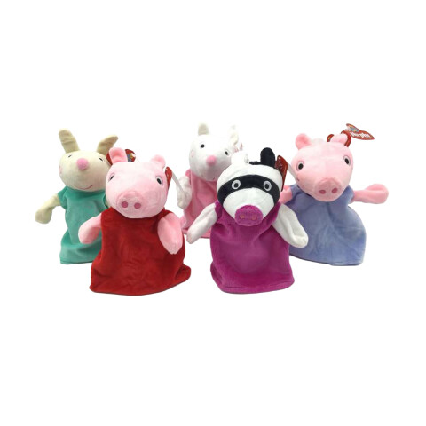 Peluche Títere Peppa Pig y Sus Amigos Diseños Surtidos 25 cm U