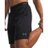UA Vanish Wven 2.0 8in Short-GRY BLK-001
