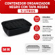 Set x6 Caja organizadora 5 lts NEGRO