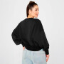 Polera Year Round Terry Crew Neck Sweatshirt Mujer Black
