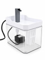 BEBEDERO FUENTE PARA GATOS TRANSPARENTE