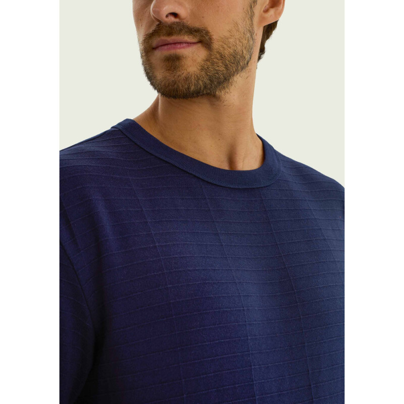 CAMISETA MM MASC AZUL ESCURO