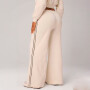 Pantalón Elevated Track Pant Mujer Almond Milk/black