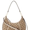 Cartera al hombro Quincie Convertible Mocha Logo/beige