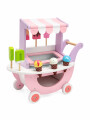CARRITO DE HELADOS MADERA ROSADO