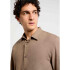 CAMISA ML MASC MARROM MEDIO