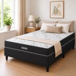 SOMMIER - SUPER MEGA 2 PLAZAS 100% ESPUMA CON BOX