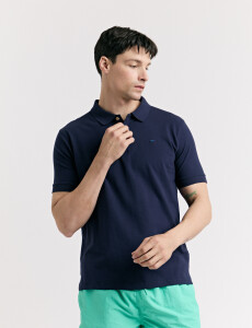 520975 REMERA HARRINGTON LABEL Azul Oscuro