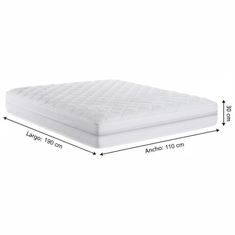 COLCHÓN PLAZA Y MEDIA DE ESPUMA Y RESORTE POCKET - ALTURA 30CM COLCHÓN PLAZA Y MEDIA DE ESPUMA Y RESORTE POCKET - ALTURA 30CM