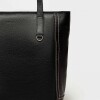 Shopper Vera en cuero graneado Negro