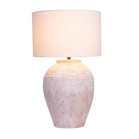 LÁMPARA DE MESA CERAMICA NATURAL-BEIGE VASE II, BEIGE