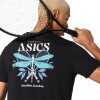 Polo Tenis Game Seasonal Graphic Tee Hombre Performance Black