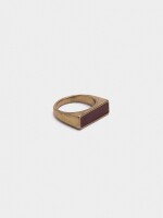 Anillo Esmaltado marron
