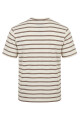 Remera O'Neill Textured Stripe Crew Crema