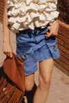 Smoky Mini Skirt Jean Claro