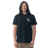 Remera Hombre Quiksilver Palm Island Negro
