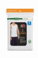 Pack x2 Musculosa interior para caballero BLANCO