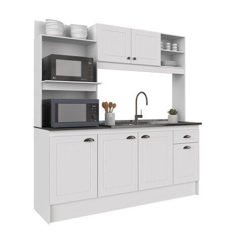 MUEBLE DE COCINA KIT LÍNEA AMERICANA 6 PUERTAS 1 CAJÓN MUEBLE DE COCINA KIT LÍNEA AMERICANA 6 PUERTAS 1 CAJÓN