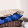 Funda almohada algodón percal y lino Oslo 50x90cm