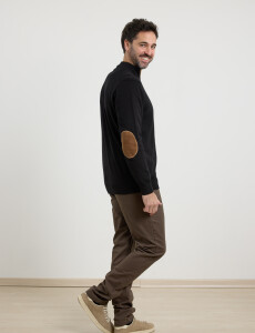 470996 SWEATER MEDIO CIERRE HARRINGTON LABEL Negro