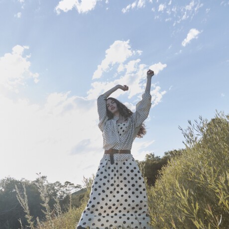 VESTIDO PECANA Negro/Crudo