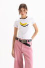 REMERA BANANA Blanco