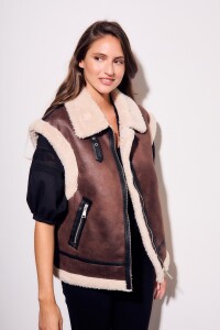 Chaleco Gamulan Marron