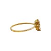 Anillo Toi et Moi-Oro bajo-Piedra Zirconia-AN8085 conpiedra