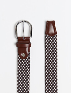 700928 CINTO HARRINGTON LABEL Marron Osc/beige