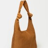 Cartera al hombro Juana en Cuero Gamuza Cuoio