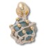 Beaded Drop Stone Multicolor