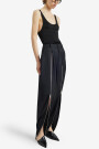 PANTALÓN DOUBLE ZIPPED SAROUEL Negro