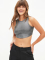 TOP ELSA PLATEADO