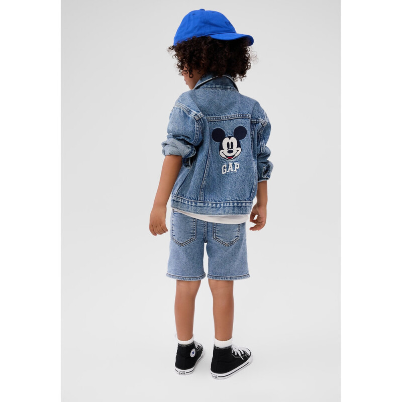 V-DIS EMB DNM JKT MEDIUM WASH