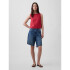 SL SHELL TOP - LINEN CHAKRA RED