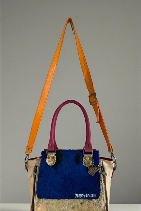 Cartera Mila Línea Dubai Azul Multicolor Cartera Mila Línea Dubai Azul Multicolor