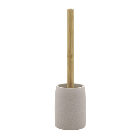 Escobilla Inodoro de Resina y Madera GRIS