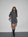 VESTIDO ELENIA GRIS OSCURO