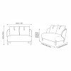 SOFA TRENTO 2C (CD) DISCONTINUADO Unica