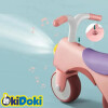 Moto chivita andador para niños con luz y sonido Rosa