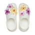 Plataformas Crocs Crush Pearlized Florals Clog - Unisex White