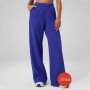 Pantalón Wide Leg Cozy Fleece Sweatpant Mujer Nightfall