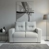 SOFA 2 CUERPOS - TAPIZADO TELA GRIS CLARO SOFA 2 CUERPOS - TAPIZADO TELA GRIS CLARO
